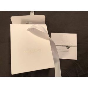 Katie Loxton Silver Thank You Stretch Bracelet